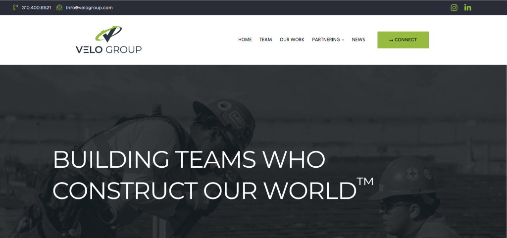 VeloGroup is a construction partnering firm that practices a proactive management approach to align design and construction project teams throughout the life of a project. https://velogroup.com